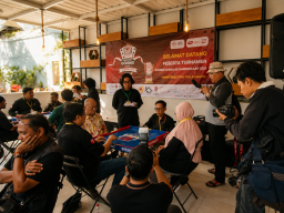 Adu Strategi di Meja Domino, 64 Jurnalis Menjadi Bagian dari Perjalanan Olahraga Prestasi